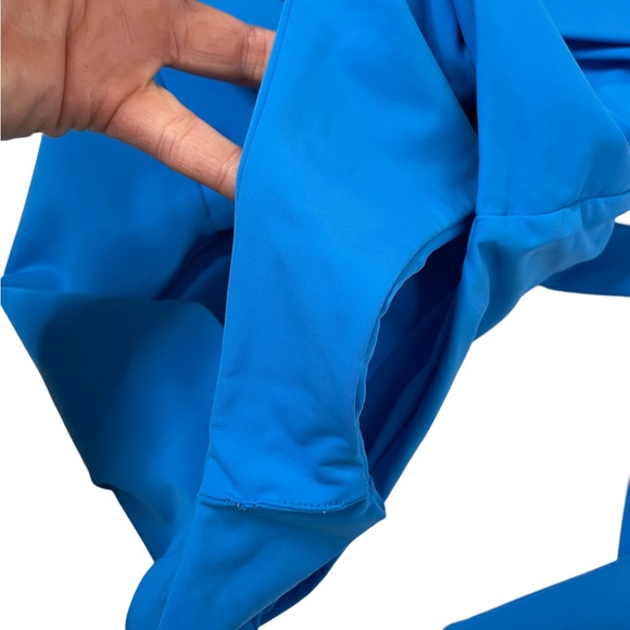 Mara Hoffman | Isolde Wrap One Piece in Cobalt Blue Small - Picture 5 of 6